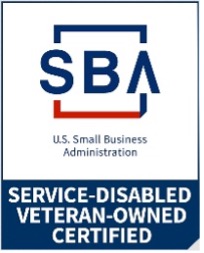 SBA Service-Disabled Veteran-Owned Certified badge
